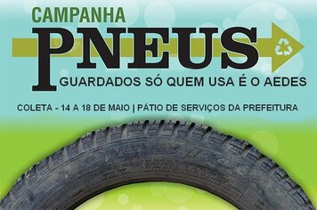 Prefeitura promoverá campanha de coleta de pneus