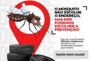 COMEÇOU O PERÍODO DE CHUVAS – REDOBRE OS CUIDADOS CONTRA A DENGUE! 