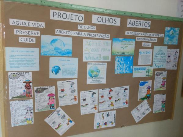 Projetos trabalham Dia Mundial da Água com crianças da Educação Municipal