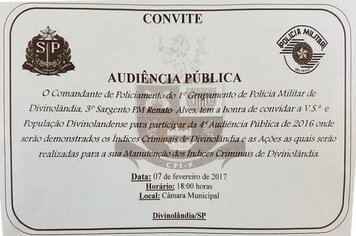 AUDIÊNCIA NA CÂMARA MUNICIPAL