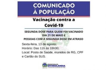 Vacinação contra a Covid-19 no município