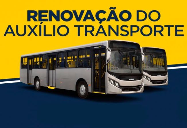  ATENÇÃO ESTUDANTES RENOVAÇÃO DO AUXÍLIO TRANSPORTE