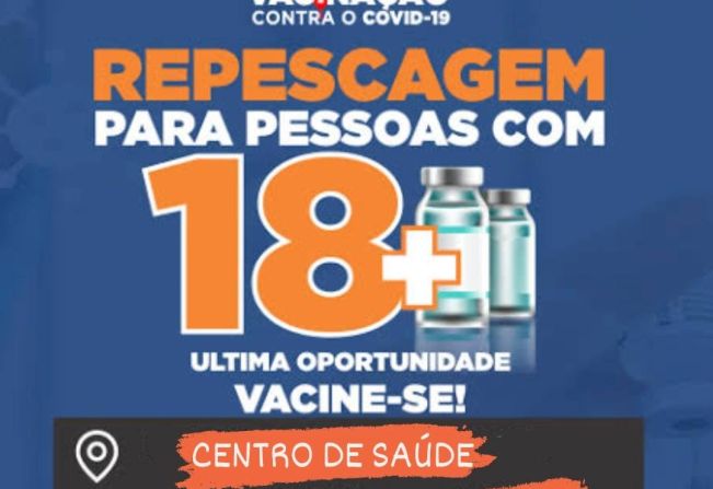 ATENÇÃO!!! REPESCAGEM SÁBADO, DIA 04 DE DEZEMBRO! PRECISAMOS QUE A POPULAÇÃO ABRACE ESSA CAUSA!